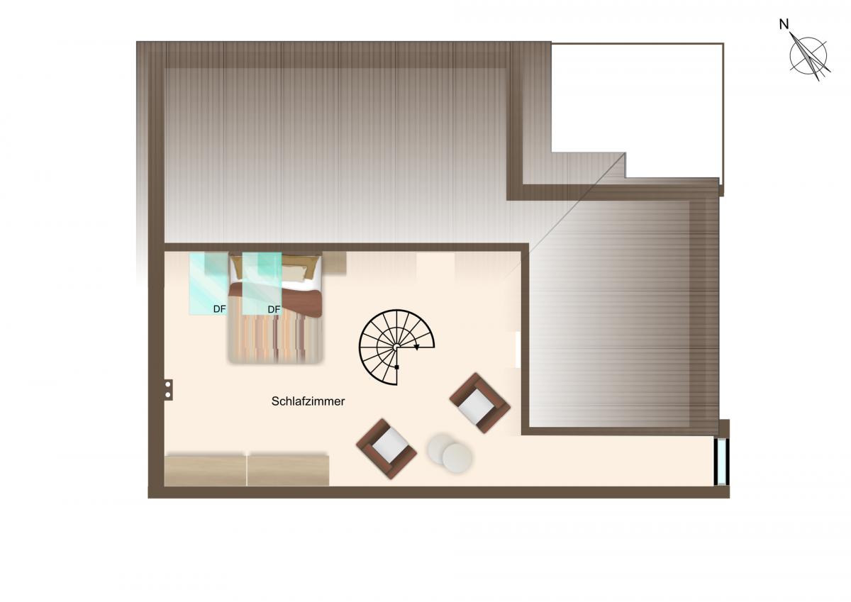 Grundriss 2. Ebene